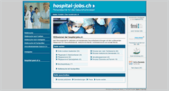 Desktop Screenshot of hospital-jobs.ch