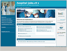 Tablet Screenshot of hospital-jobs.ch